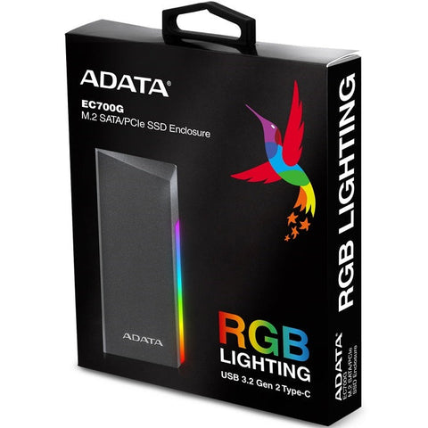 Enclosure Xpg Rgb M.2, Pcie Ssd Usb 3.2 Tipo C (AEC700GU32G2-CGY)
