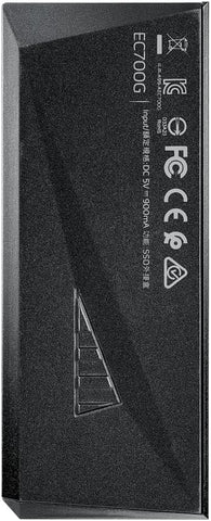 Enclosure Xpg Rgb M.2, Pcie Ssd Usb 3.2 Tipo C (AEC700GU32G2-CGY)