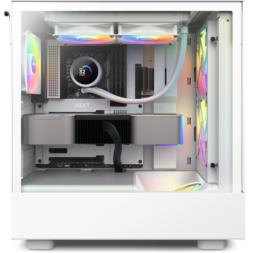 Enfriamiento Liq Nzxt Kraken 240 Displ/Contr/Rgb Fans Wh Rl-Kr240-W1
