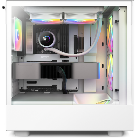 Enfriamiento Liq Nzxt Kraken 240 Displ/Contr/Rgb Fans Wh Rl-Kr240-W1
