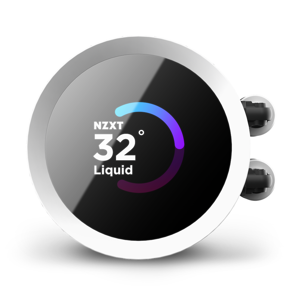Enfriamiento Liq Nzxt Kraken 240 Displ/Contr/Rgb Fans Wh Rl-Kr240-W1