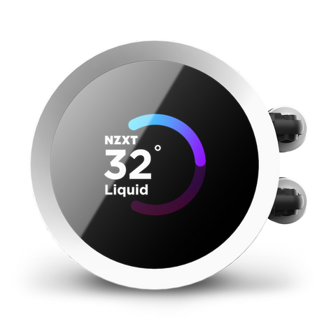 Enfriamiento Liq Nzxt Kraken 240 Displ/Contr/Rgb Fans Wh Rl-Kr240-W1