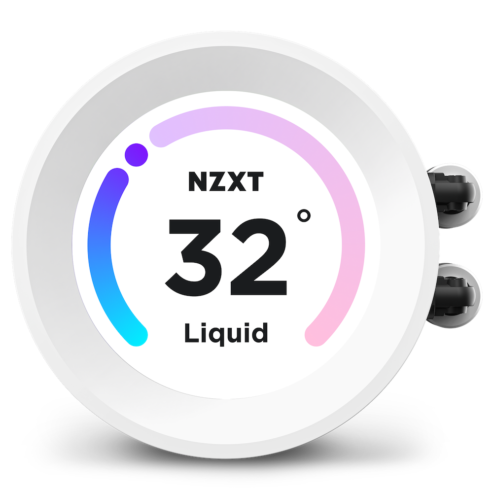 Enfriamiento Liq Nzxt Kraken 240 Elite Display, Cont, Rgb Fans Rl-Kr24E-B1