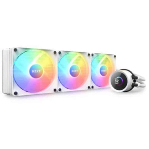 Enfriamiento Liq Nzxt Kraken 360 Display Contr, Rgb Fans Wh Rl-Kr360-W1