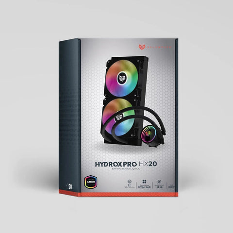 Enfriamiento Liquido 240Pro Hx20 2 Vent 120 Mm Argb, Intel/Amd Negro Br-937368