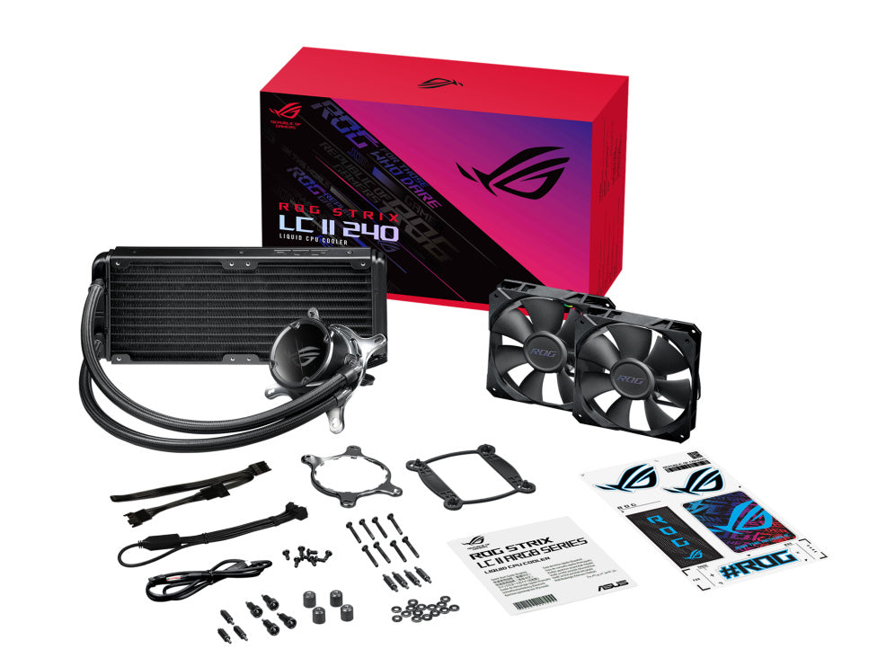 Enfriamiento Liquido Asus Rog Strix Lc II 240 Argb Aura Sync 240Mm