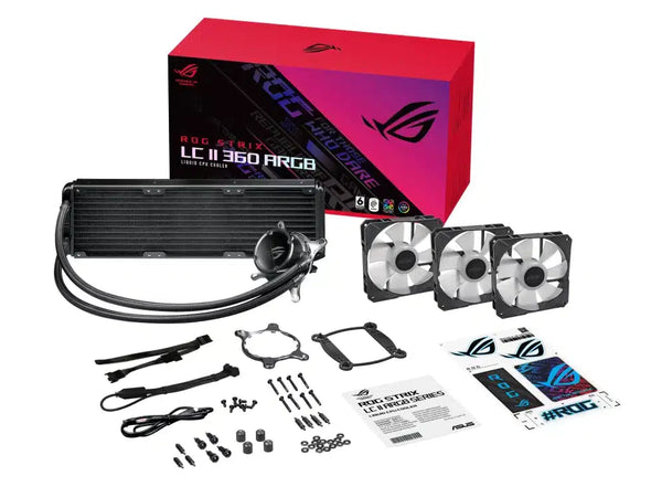 Enfriamiento Liquido Asus Rog Strix Lc II 360 Argb Aura Sync 360Mm