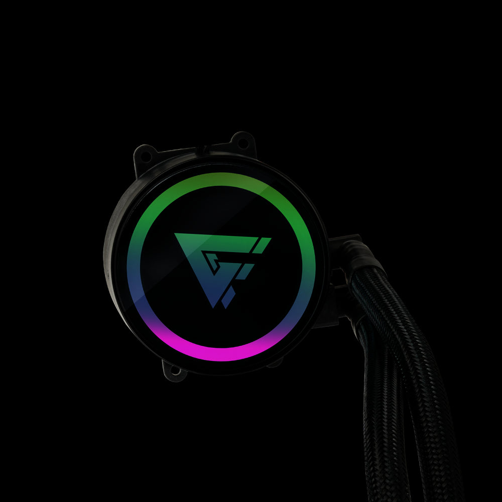 Enfriamiento Liquido Game Factor 120mm Rgb 1x120mm, Negro Lqg500 Bk