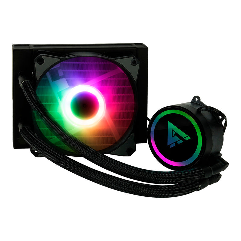 Enfriamiento Liquido Game Factor 120mm Rgb 1x120mm, Negro Lqg500 Bk