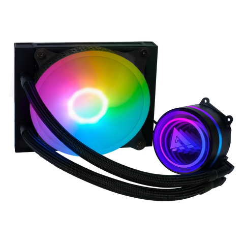 Enfriamiento Liquido Game Factor 1x120 Rgb 150w 70 Cfm Negro Lqg501 Bk