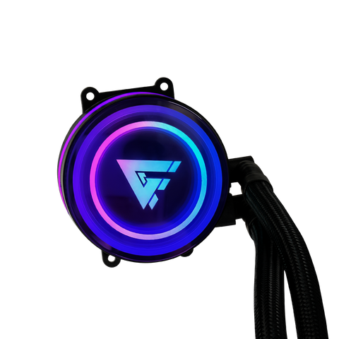 Enfriamiento Liquido Game Factor 1x120 Rgb 150w 70 Cfm Negro Lqg501 Bk