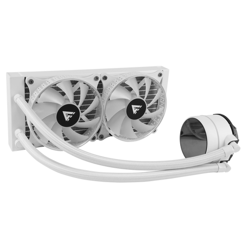 Enfriamiento Liquido Game Factor 2x120rgb 250w 70 Cfm Blanco Lqg601 Wh