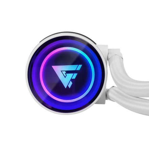 Enfriamiento Liquido Game Factor 2x120rgb 250w 70 Cfm Blanco Lqg601 Wh
