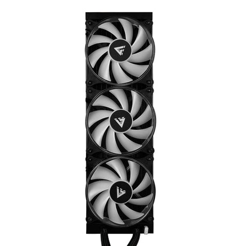 Enfriamiento Líquido Game Factor 360Mm, Rgb, 3X120Mm, Negro, Lqg700-Bk