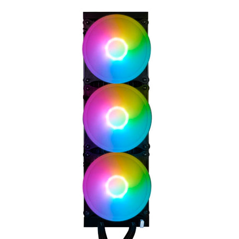 Enfriamiento Líquido Game Factor 360Mm, Rgb, 3X120Mm, Negro, Lqg700-Bk