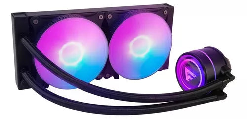 Enfriamiento Liquido Gaming Game Factor 2x120 Rgb Lqg601 bk