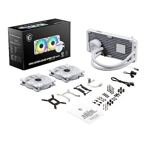 Enfriamiento Liquido Msi Mag Coreliquid 240r V2 White 240mm Intel, Amd
