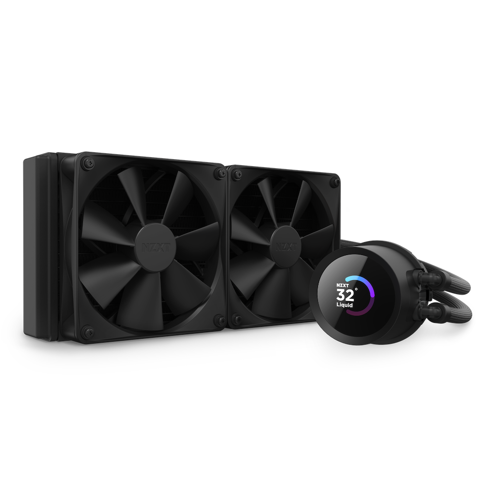 Enfriamiento Liquido Nzxt Kraken 240 Display, Contr Rgb Fans Bk Rl-Kr240-B1
