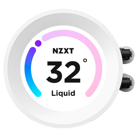 Enfriamiento Liquido Nzxt Kraken 240 Elite Display, Controlador Rgb Fans Rl-Kr24E-W1