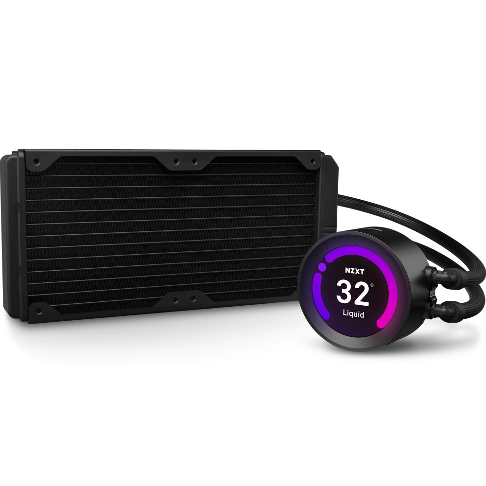 Enfriamiento Liquido Nzxt Kraken Z53 Para Cpu Rgb 240mm Bk Rl-Krz53-R1