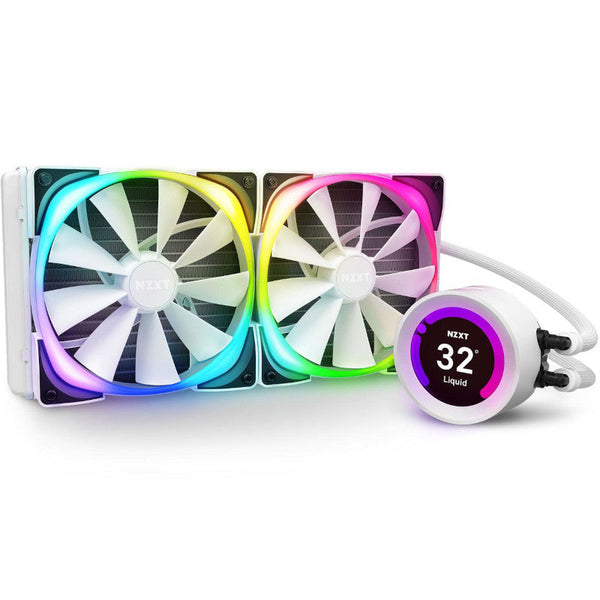 Enfriamiento Liquido Nzxt Kraken Z63 Para Cpu Rgb 240mm Wh Rl-Krz63-Rw