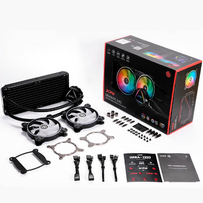 Enfriamiento Liquido Xpg Levante Rgb 120mm (Levante240-Bkcww)