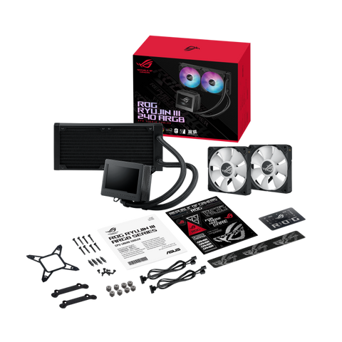 Enfriamineto Liquido Asus Rog Ryujin Iii 240 Argb Pantalla Lcd3.5