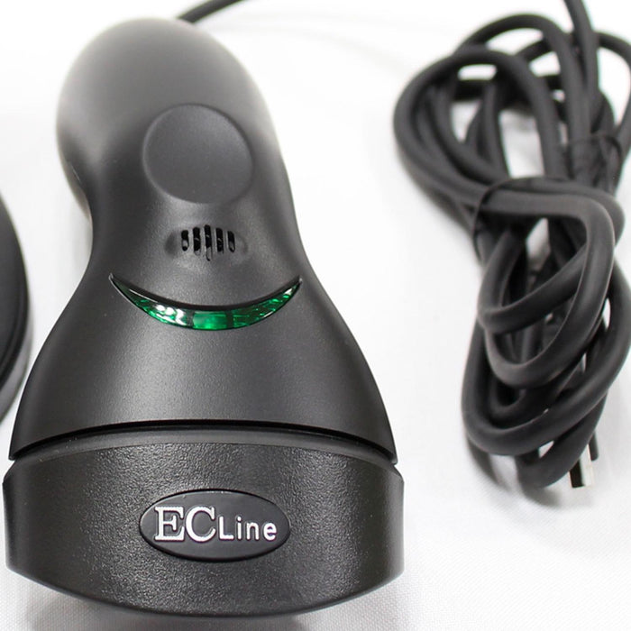 Escáner laser con base, dist. 10 cm, usb ec line (ec-ls-9620)