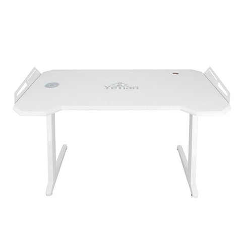 Escritorio Gamer Yeyian Yfd-Lwcu-01-Wh Lokii Rgb, Hub, C.Ina, Acero, Bl