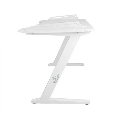 Escritorio Gamer Yeyian Yfd-Lwcu-01-Wh Lokii Rgb, Hub, C.Ina, Acero, Bl