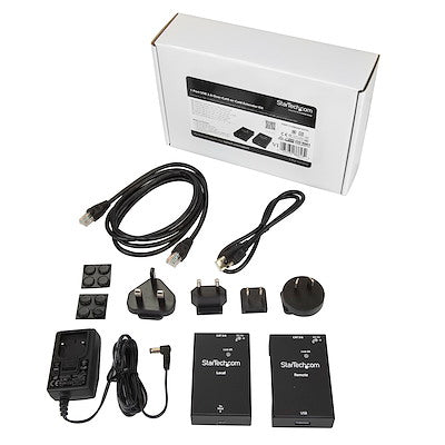 Extensor De Usb 2.0 A Través De Cable (Rj45) Cat5e, Cat6 - Hasta 50m - Kit Adaptador Extensor De Alta Velocidad De Puerto Usb - Alimentado - 480mbps - En Metal - Startech.Com Modelo Usb2001extv