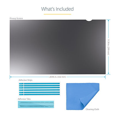 Filtro De Privacidad Para Monitor De 24 - Opaco O Con Brillo - Reducción De La Luz Azul - Mica De Privacidad (Privscnmon24) - Startech.Com Modelo Privscnmon24