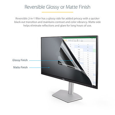 Filtro De Privacidad Para Monitor De 24 - Opaco O Con Brillo - Reducción De La Luz Azul - Mica De Privacidad (Privscnmon24) - Startech.Com Modelo Privscnmon24