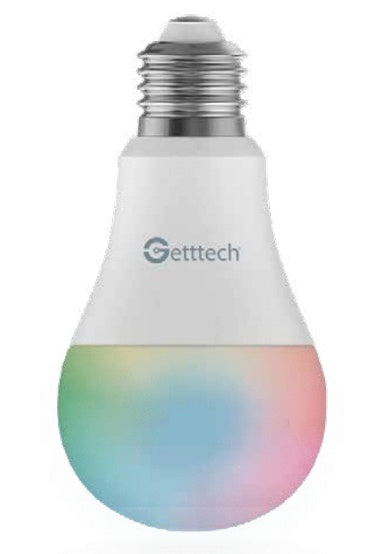 Foco Inteligente Getttech Gsr-71001 Rainbow Smart Light Bulb, Wifi, App