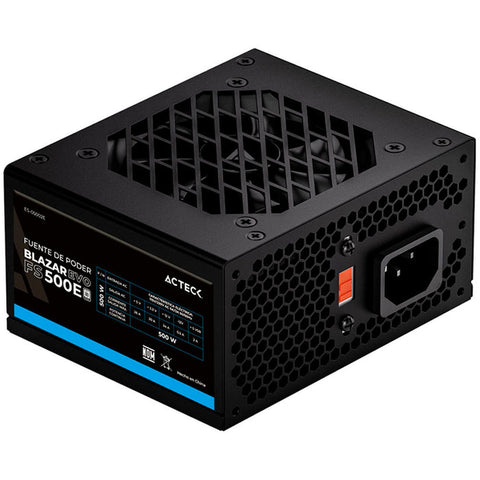 Fuente De Poder Acteck Blazar Evo Fs500E Sfx 500W Negro Es-05002E