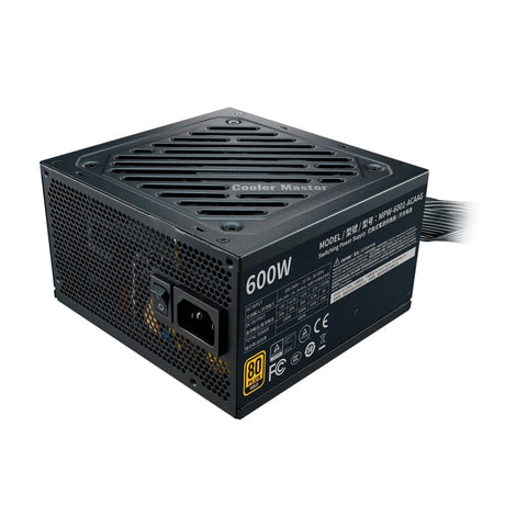 Fuente De Poder Cooler Master G600 Gold, 600W, 80+, Mpw-6001-Acaag-U2