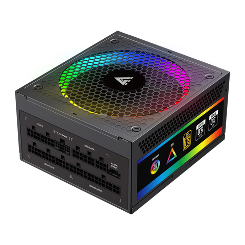 Fuente De Poder Game Factor Full Mod Rgb 1050w 80p Gold 12vhpw 600w Ps (Psg1050)