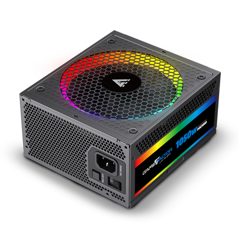 Fuente De Poder Game Factor Full Mod Rgb 1050w 80p Gold 12vhpw 600w Ps (Psg1050)