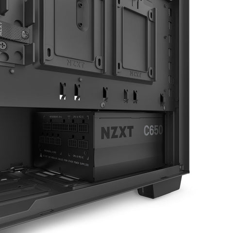 Fuente De Poder Nzxt C650 80 Plus Gold 24-Pin Atx 650w Bk Pa-6g1bb-Us