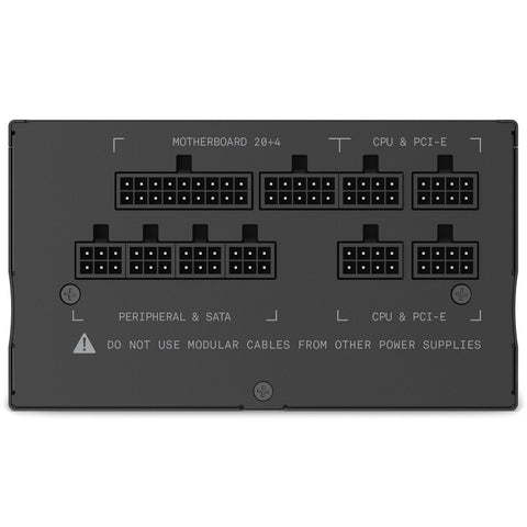 Fuente De Poder Nzxt C650 80 Plus Gold 24-Pin Atx 650w Bk Pa-6g1bb-Us