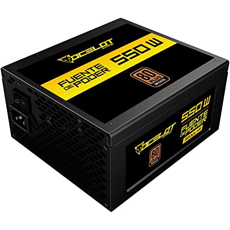 Fuente De Poder Ocelot Gaming Atx 550W Modular Certificación 80 Bronce
