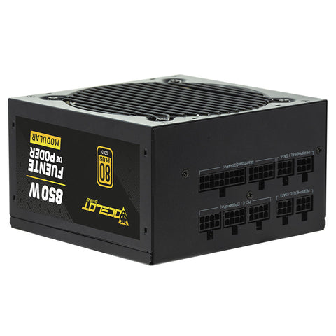 Fuente de poder Ocelot Gaming OPS850. Formato ATX, 850 Watts de potencia, Modular, certificación  80+ Gold.