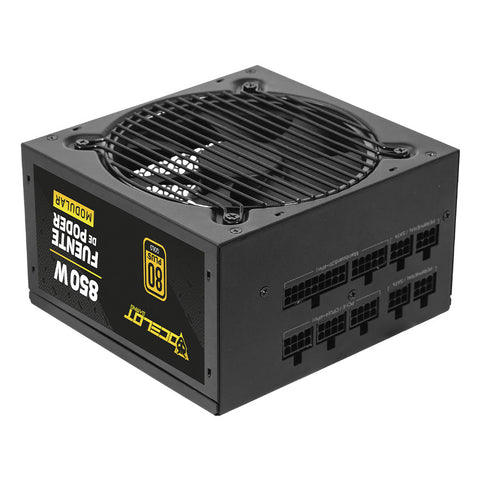 Fuente de poder Ocelot Gaming OPS850. Formato ATX, 850 Watts de potencia, Modular, certificación  80+ Gold.