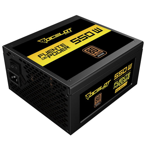 Fuente De Poder Ocelot Gaming Tipo Atx De 550W Semi Modular Certificación 80 Bronce
