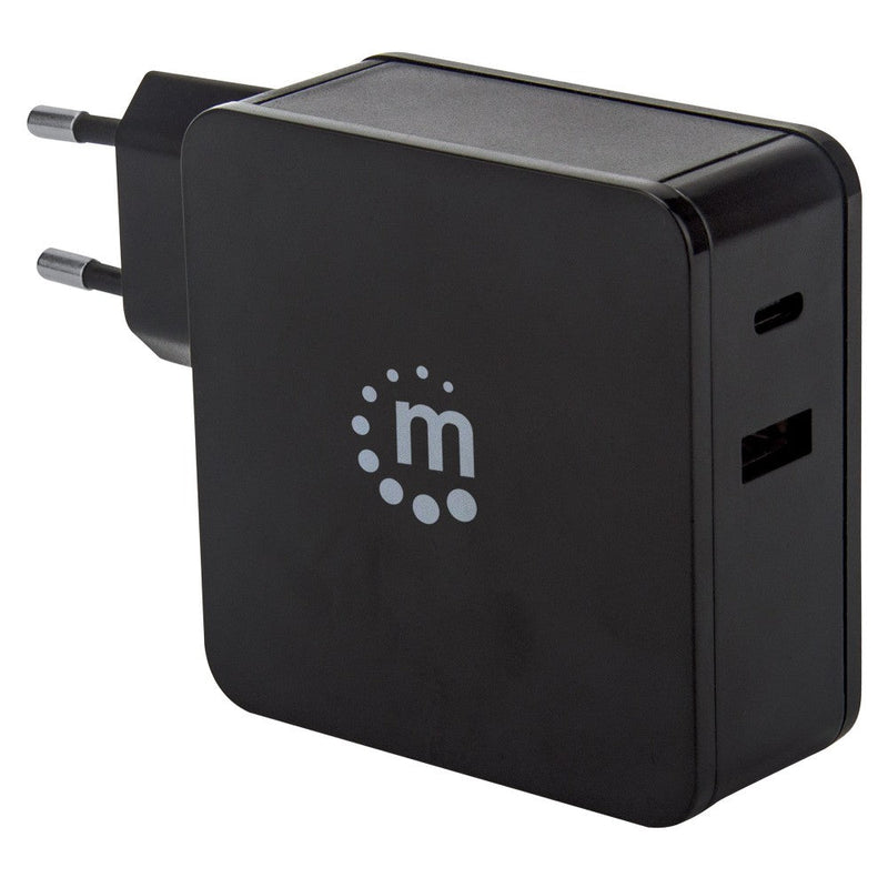 Fuente De Poder Univ.Manhattan Po.Delivery 60w Usb-C+2.4a Usb-A 180214