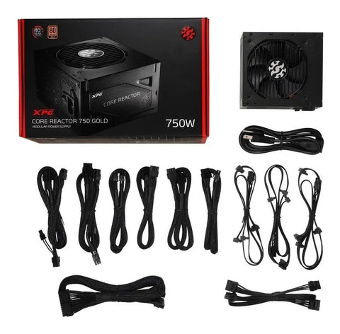 Fuente De Poder Xpg Core Reactor 750w Mod Negro (Corereactor750g-Bk)