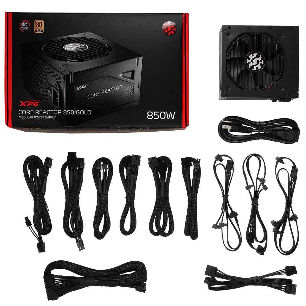 Fuente De Poder Xpg Core Reactor Ii 850W 80 Plus Gold Atx 3.0