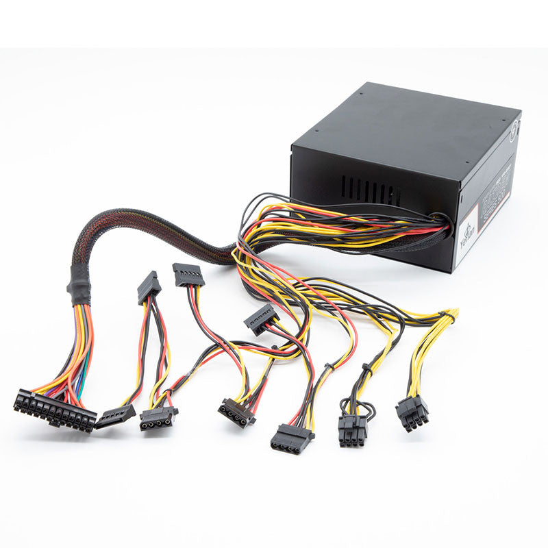 Fuente De Poder Yeyian Yfr-45901 Raiden 500w 80 Plus White Rgb Atx Sm