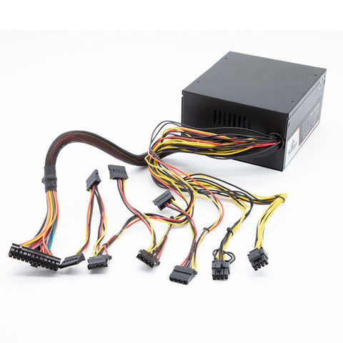 Fuente De Poder Yeyian Yfr-45901 Raiden 500w 80 Plus White Rgb Atx Sm