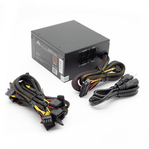 Fuente De Poder Yeyian Yfr-46201 Raiden 650w 80 Plus Bronze Rgb Atx Sm